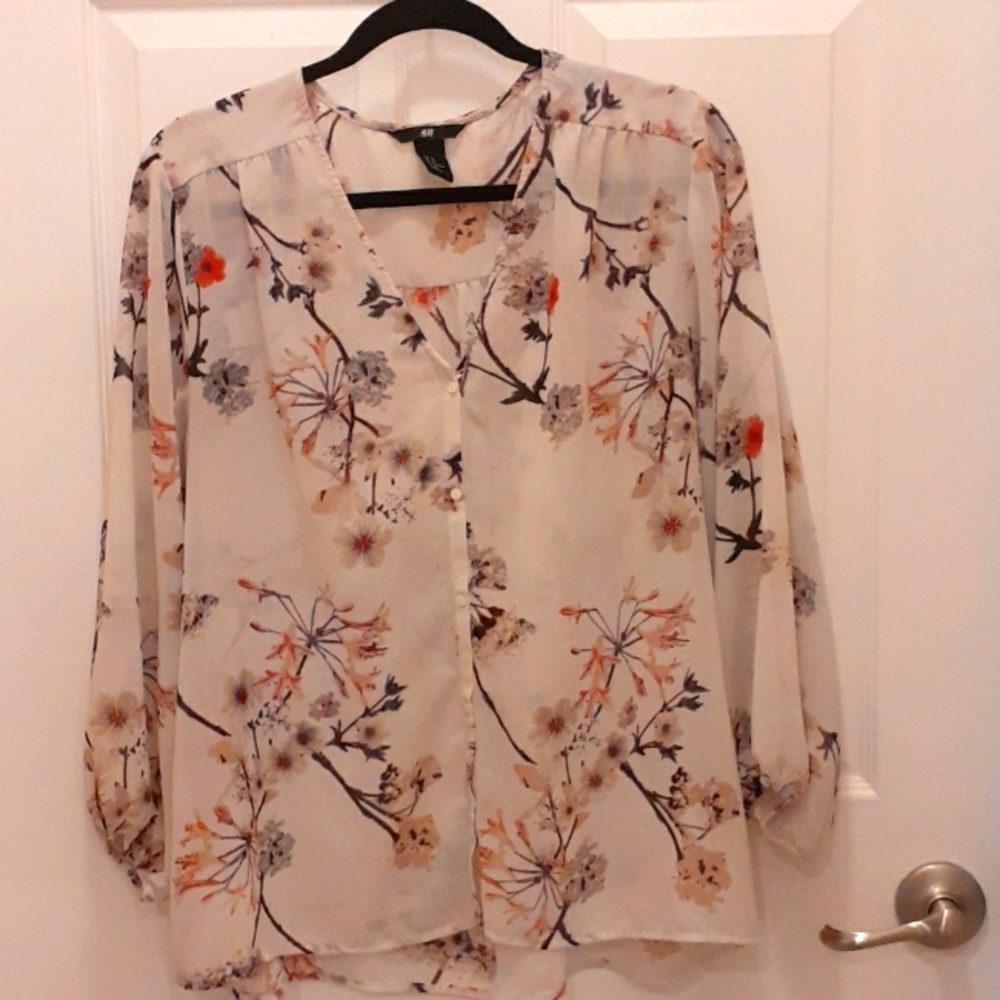 H &M Floral Tunic